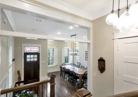 609 Stair Landing & Transom